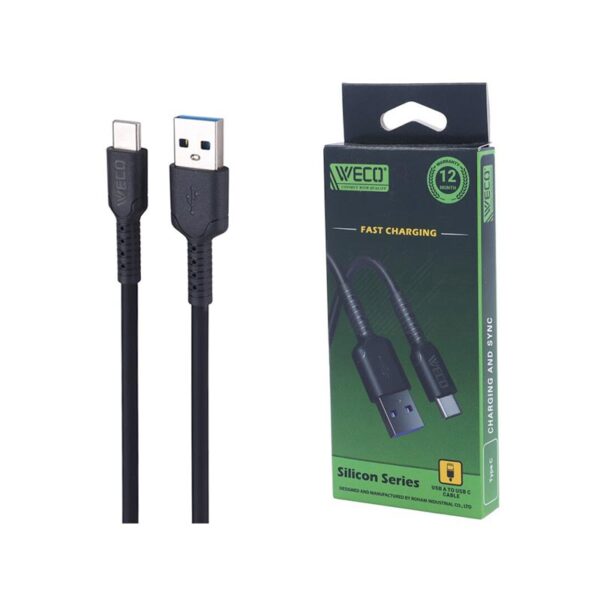 کابل تایپ سی فست شارژ وکو WE-91